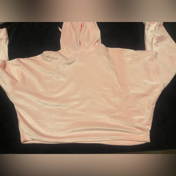🌸✨Juicy Couture Crop Top Baby Pink Hoodie Size L NWT🌸✨ - Picture 7 of 11